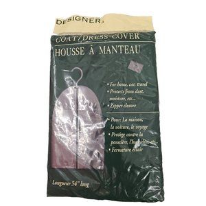 Vintage Coat / Dress Protective Dust Cover with Zip Closure